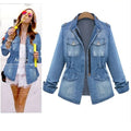 Women Denim Skinny Jacket