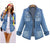 Women Denim Skinny Jacket