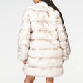 Faux Fox Fur Coat