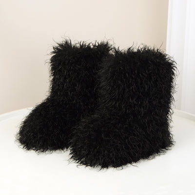 Hot Girl Fur Boots