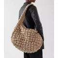 Quilted Cloud Messenger Bag