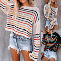 Colorful striped sweater - Shoe Candy Shop