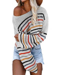 Colorful striped sweater - Shoe Candy Shop