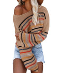 Colorful striped sweater - Shoe Candy Shop