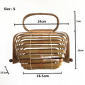 Retro Bamboo Purse - Shoe Candy Shop