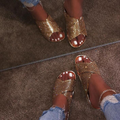 Diamond sandals slippers - Shoe Candy Shop