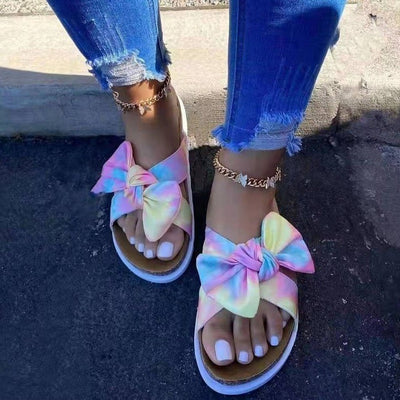 Beach Bowknot Slides - Shoe Candy Shop