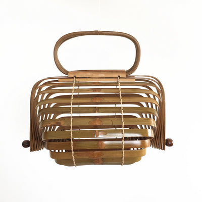 Retro Bamboo Purse - Shoe Candy Shop