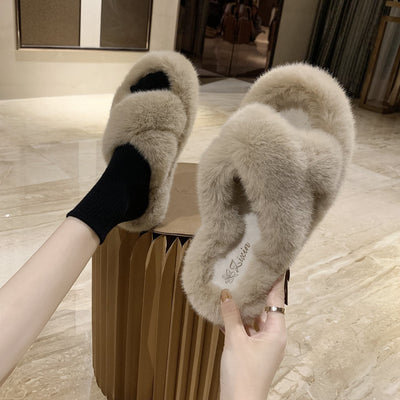 Fur Slippers - Shoe Candy Shop