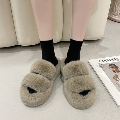 Furry Slippers - Shoe Candy Shop