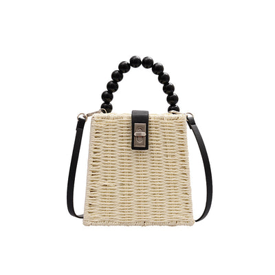 Straw Messenger Bag - Shoe Candy Shop
