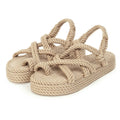 Bohemian Rope Sandals - Shoe Candy Shop