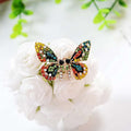 Colorful crystal butterfly earrings - Shoe Candy Shop