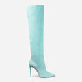 Suede Stilletto Boots - Shoe Candy Shop