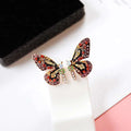 Colorful crystal butterfly earrings - Shoe Candy Shop