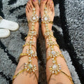 Crystal Gladiator Sandals - Shoe Candy Shop