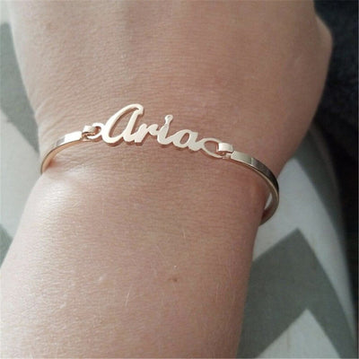 Customized Nameplate Name Bracelet - Shoe Candy Shop