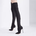 MStacchi Over The Knee Boots - Shoe Candy Shop