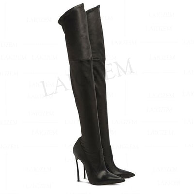 Thigh High Stiletto Heels - Shoe Candy Shop