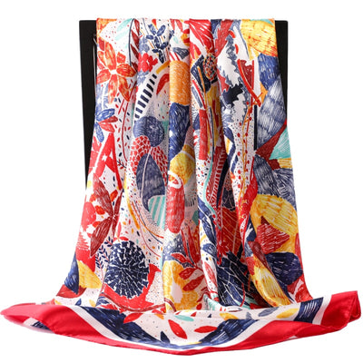 Silk Satin Scarf - Shoe Candy Shop