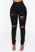 Black Ripped Jeans - Shoe Candy Shop