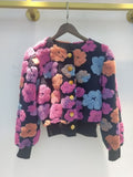 Flower Bubble Coat - Shoe Candy Shop