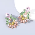 Rhinestone Banquet Stud Earrings - Shoe Candy Shop