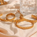 Gold Cuff Bangles - Shoe Candy Shop