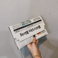 Newspaper Crossbody Bag - Shoe Candy Shop