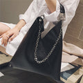 Retro Chain Leather Crossbody Bag - Shoe Candy Shop