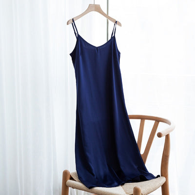 Strappy Satin Silk Slip Dress - Shoe Candy Shop