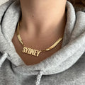 "Nameplate Necklace"