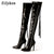 Thigh High Fringe Boots - Shoe Candy Shop