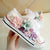 Pearl Hand-Made Platform Canvas Shoes - Shoe Candy Shop