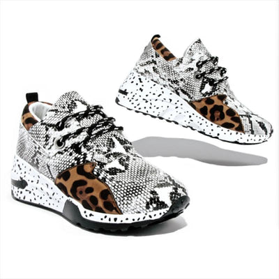 Platform Leopard Sneakers - Shoe Candy Shop