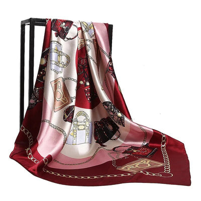 Silk Satin Scarf - Shoe Candy Shop