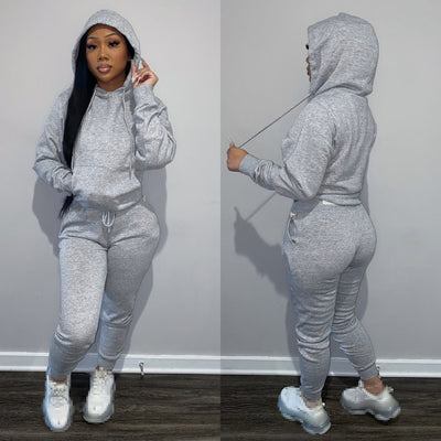 Two Piece Sweatsuit - Shoe Candy Shop