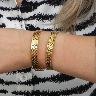 Gold Cuff Bangles - Shoe Candy Shop