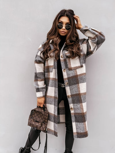 Plaid Retro Jacket - Shoe Candy Shop