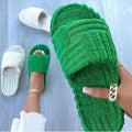 Solid Color Cotton Slippers - Shoe Candy Shop