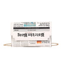 Newspaper Crossbody Bag - Shoe Candy Shop