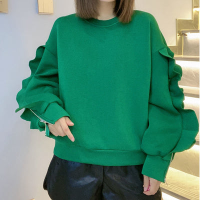 Puff Sleeve Sweatshirt - Shoe Candy Shop