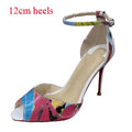 Sweet Butterfly Print Stiletto High Heels - Shoe Candy Shop