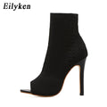 Open Toe Ankle Boots - Shoe Candy Shop