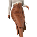 PU Leather Pencil Skirt - Shoe Candy Shop