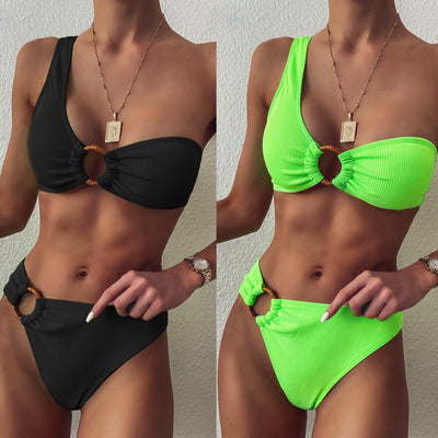 One Shoulder Bikini - Shoe Candy Shop