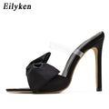 Silk Butterfly-Knot Heel - Shoe Candy Shop