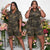 Plus Size Women S-4XL 5XL Sexy Streetwear Camo Pockekts Zipper Sexy Jumpsuits Camouflage Printed Romper Playsuits Overalls Women - Shoe Candy Shop