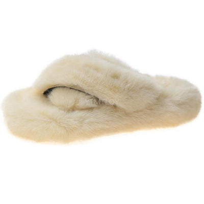 Fur Slippers - Shoe Candy Shop