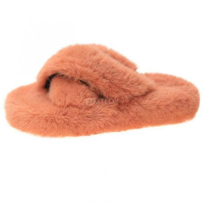 Fur Slippers - Shoe Candy Shop